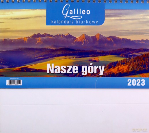 Kalendarz 2023 biurkowy stojący Nasze góry [KALENDARZ]