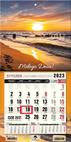 Kalendarz 2023 jednodzielny mini z mag. Bałtyk [KALENDARZ]
