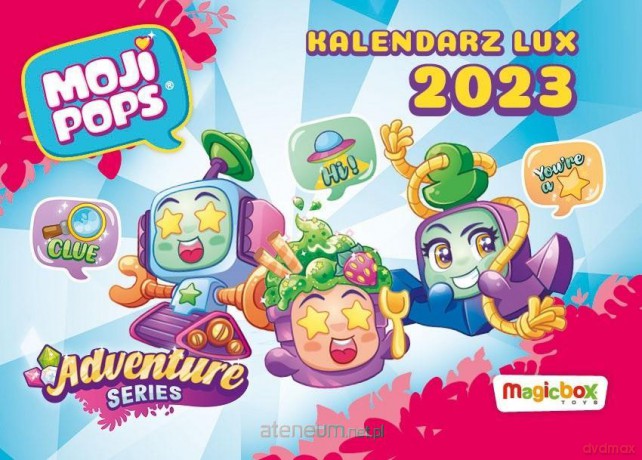 Kalendarz 2023 ścienny Lux Moji Pops [KALENDARZ]