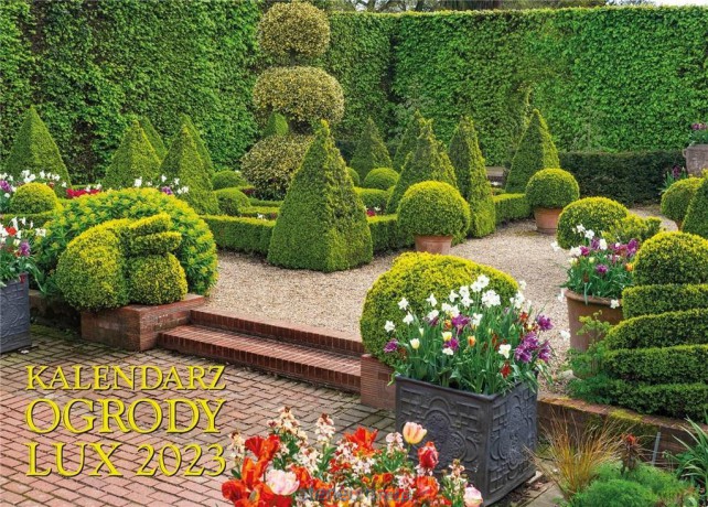 Kalendarz 2023 ścienny Lux Ogrody [KALENDARZ]