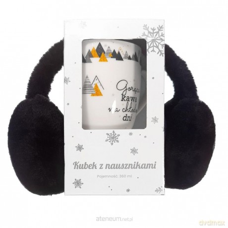 Kubek z nausznikami. Kawa na chłodne dni
