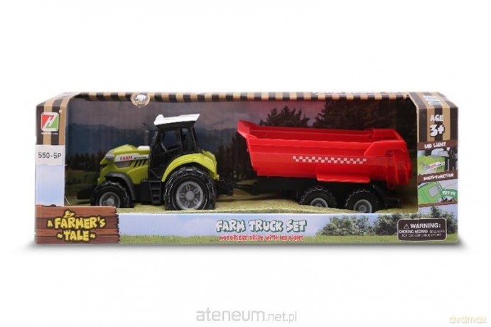Mini farma Traktor z przyczepą