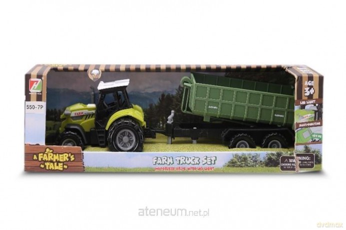 Mini farma Traktor z przyczepą