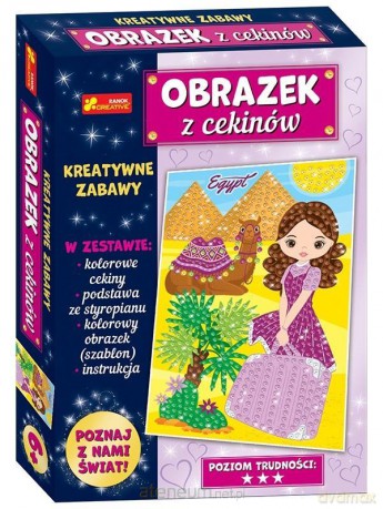 Obrazek z cekinów. Podróże małe i duże. Egipt