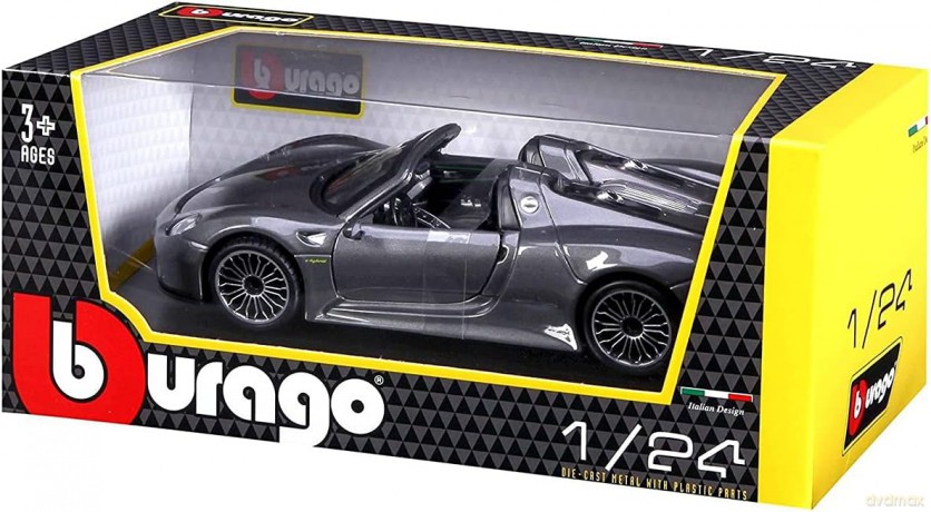 Porsche 918 Spyder 1:24 szary BBURAGO