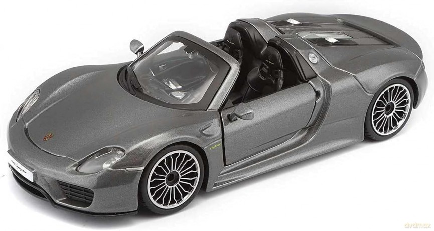 Porsche 918 Spyder 1:24 szary BBURAGO