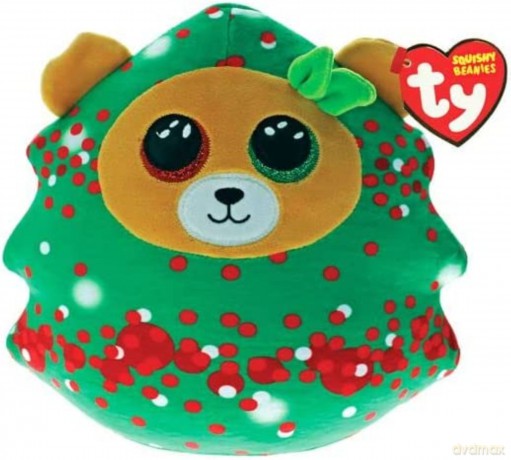 Squishy Beanies Everett - miś choinka 30 cm