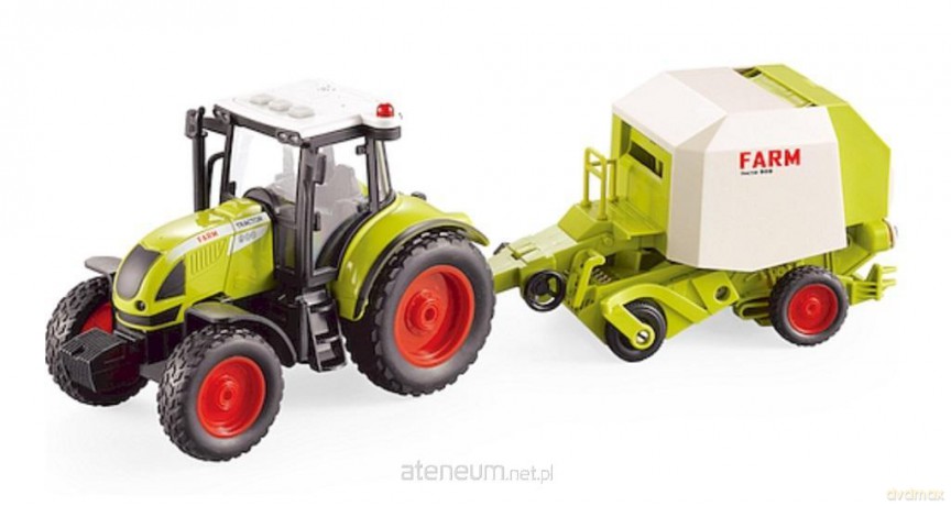 Traktor mówiący z przyczepą