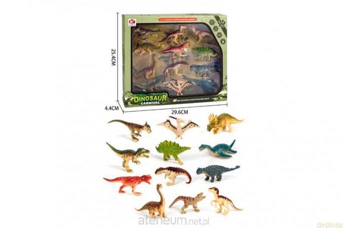 Zestaw dinozaurów 12 el. [FIGURKA]