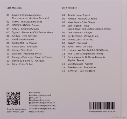 Amelie Lens: Global Underground #44: Amelie Lens - Antwerp [2CD]