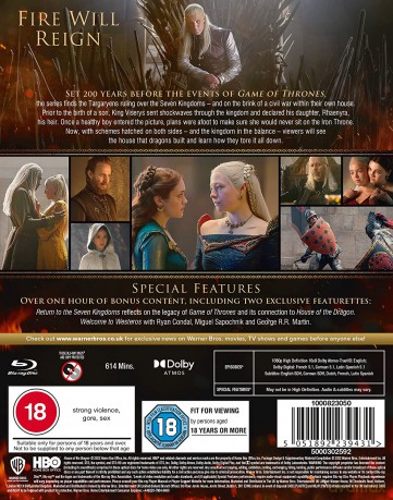 House Of The Dragon: Season 1 (Ród smoka) [4xBlu-Ray]