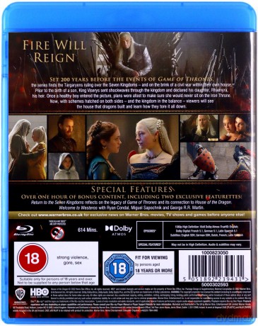 House Of The Dragon: Season 1 (Ród smoka) [4xBlu-Ray]