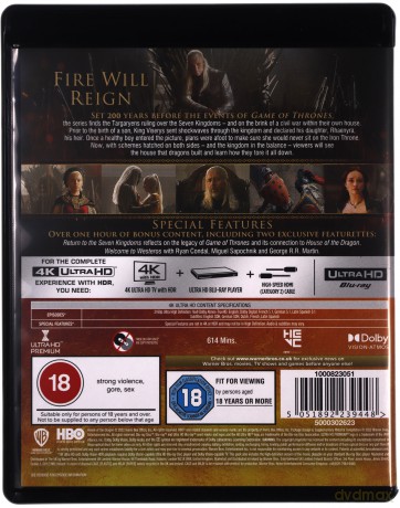 House of The Dragon: Season 1 (Ród smoka) [4xBlu-Ray 4K]