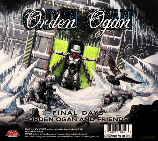 Orden Ogan: Final Days Orden Ogan And Friends (Limited) [2CD]