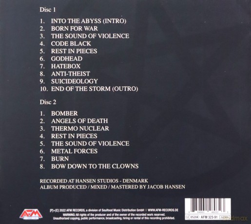 Onslaught: Sounds Of Violence Anniversary Edition (digipack) [2CD]