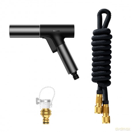 Baseus pistolet do mycia samochodu Baseus - zraszacz, myjka do auta 7,5 m - czarny (GF5)