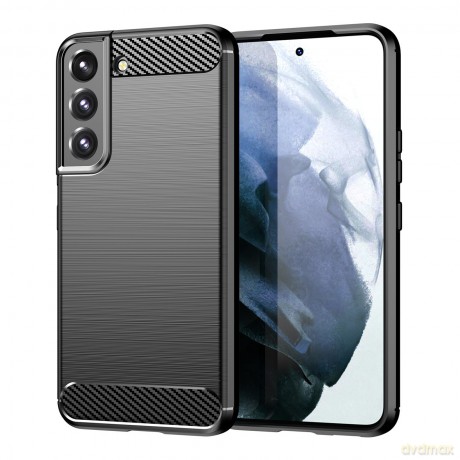 Carbon Case elastyczne etui pokrowiec Samsung Galaxy S22 czarny