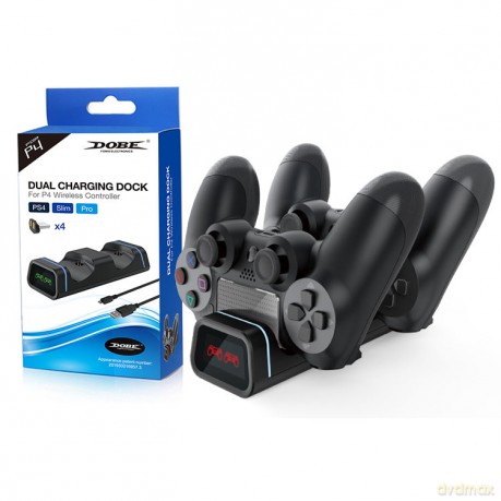 Dobe stacja ładująca dla kontrolerów PS4 czarny (TP4-19005)