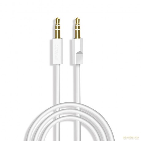 Dudao kabel AUX mini jack 3.5mm 1m 3 polowy stereo biały (L12S white)