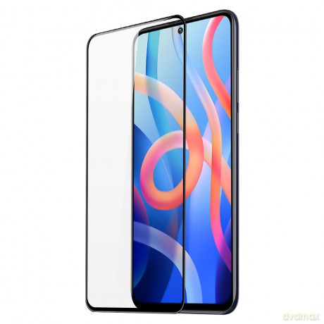 Dux Ducis 9D Tempered Glass wytrzymałe szkło hartowane 9H na cały ekran z ramką Poco M4 Pro 5G czarny (case friendly)