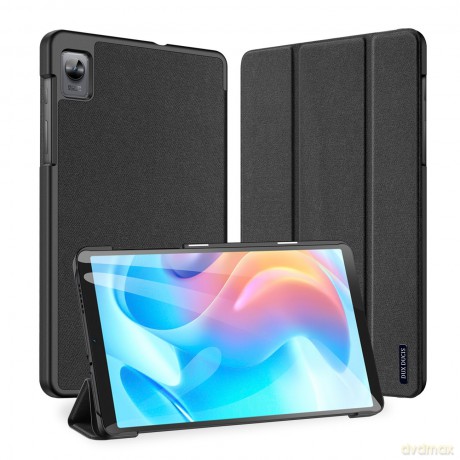 DUX DUCIS Domo składany pokrowiec etui na tablet z funkcją Smart Sleep podstawka Realme Pad Mini czarny