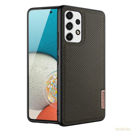 Dux Ducis Fino etui pokrowiec pokryty nylonowym materiałem Samsung Galaxy A53 5G zielony
