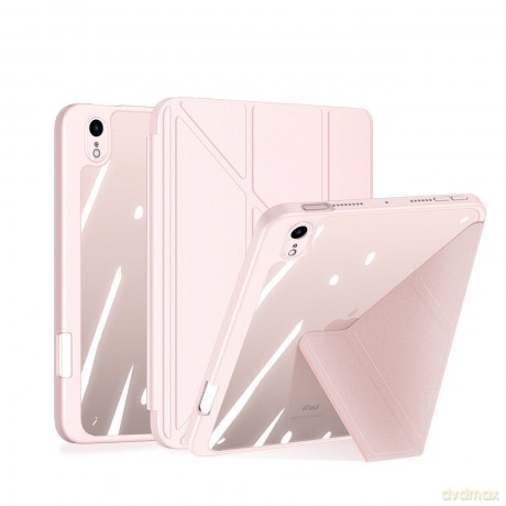 Dux Ducis Magi etui do iPad mini 2021 pokrowiec smart cover z podstawką i schowkiem na Apple Pencil różowy