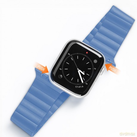 Dux Ducis Magnetic Strap pasek Apple Watch Ultra bransoletka magnetyczna opaska niebieski (Chain Version)