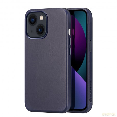 Dux Ducis Naples etui do iPhone 13 skórzany pokrowiec (kompatybilny z MagSafe) niebieski
