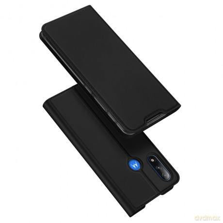 Dux Ducis Skin Pro kabura etui pokrowiec z klapką Motorola Moto E7 Power czarny