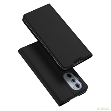 Dux Ducis Skin Pro kabura etui pokrowiec z klapką Motorola Moto Edge 30 Pro czarny