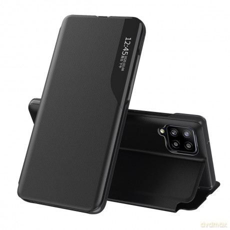 Eco Leather View Case elegancki futerał etui z klapką i funkcją podstawki Samsung Galaxy M33 5G czarny