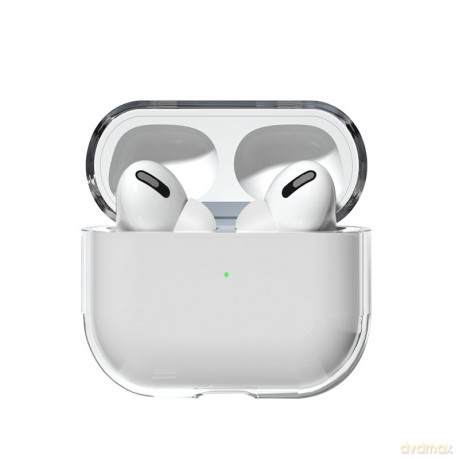 Etui do AirPods Pro sztywny mocny pokrowiec na słuchawki przezroczysty (case A)