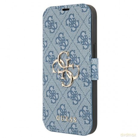 Guess GUBKP13X4GMGBL iPhone 13 Pro Max 6,7" niebieski/blue book 4G Big Metal Logo
