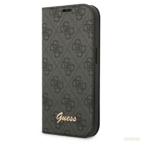 Guess GUBKP14MHG4SHK iPhone 14 Plus 6,7" czarny/black book 4G Vintage Gold Logo