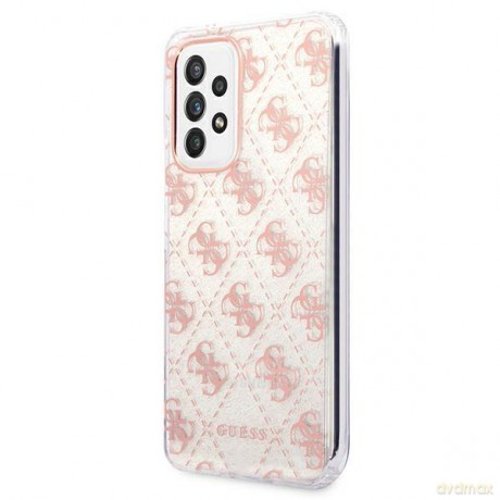 Guess GUHCA53PCU4GLPI A53 5G A536 różowy/pink hard case 4G Glitter