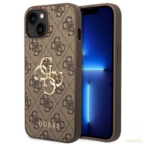 Guess GUHCP14M4GMGBR iPhone 14 Plus 6,7" brązowy/brown hardcase 4G Big Metal Logo