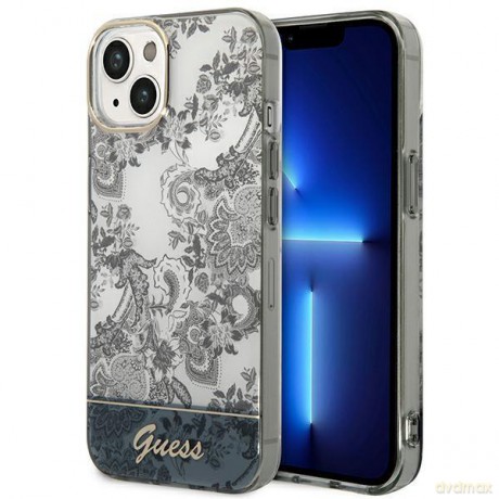 Guess GUHCP14SHGPLHG iPhone 14 6,1" szary/grey hardcase Porcelain Collection