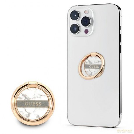 Guess Ring stand GURSHCHMAG biały/white Marble