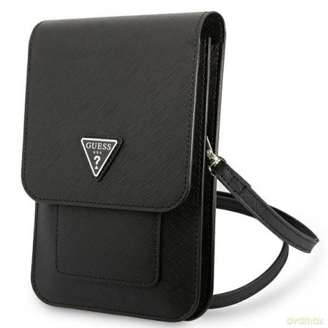 Guess Torebka GUWBSATMBK czarny/black Saffiano Triangle