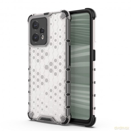 Honeycomb etui pancerny pokrowiec z żelową ramką Realme 9 Pro + (9 Pro Plus) przezroczysty
