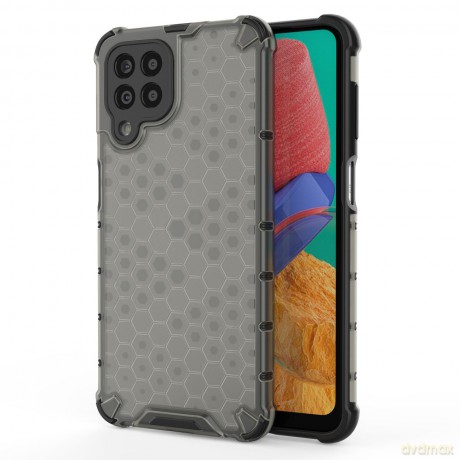 Honeycomb etui pancerny pokrowiec z żelową ramką Samsung Galaxy M33 5G czarny