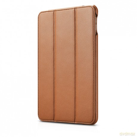 iCarer Leather Folio etui do iPad mini 5 skórzany pokrowiec smart case brązowy (RID800-BN)