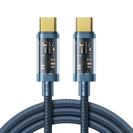 Joyroom kabel przewód USB Typ-C - USB Typ-C 100W 1,2m czarny (S-CC100A12)
