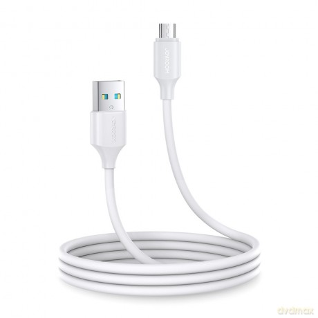 Joyroom kabel USB-A - Micro USB 480Mb/s 2.4A 1m biały (S-UM018A9)