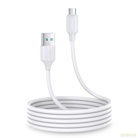 Joyroom kabel USB-A - Micro USB 480Mb/s 2.4A 2m biały (S-UM018A9)