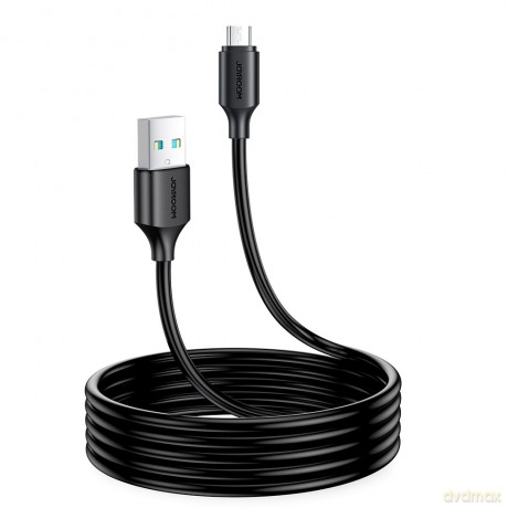 Joyroom kabel USB-A - Micro USB 480Mb/s 2.4A 2m czarny (S-UM018A9)