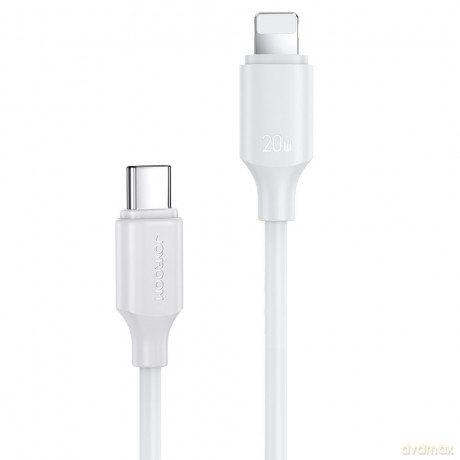 Joyroom kabel USB-C - Lightning 480Mb/s 20W 0.25m biały (S-CL020A9)