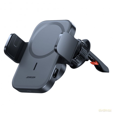 Joyroom samochodowy uchwyt magnetyczny bezprzewodowa indukcyjna ładowarka Qi 15W (kompatybilna z MagSafe do iPhone) na kratkę nawiewu (JR-ZS295) [UCHWYT]