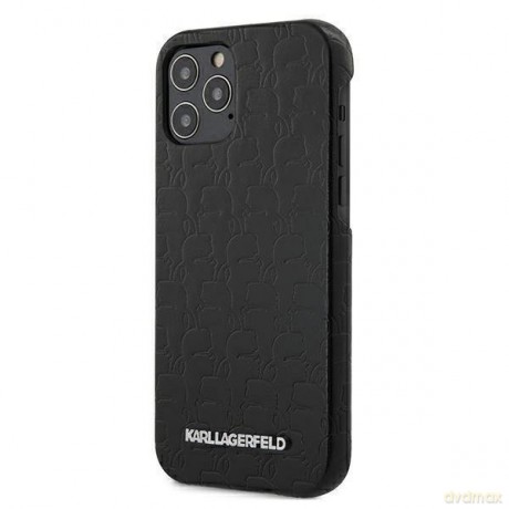 Karl Lagerfeld KLHCP12MPUKBK iPhone 12/12 Pro 6,1" czarny/black hardcase Kameo